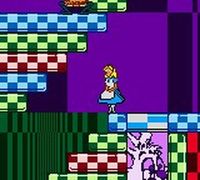 une photo d'Ã©cran de Alice in Wonderland sur Nintendo Game Boy Color